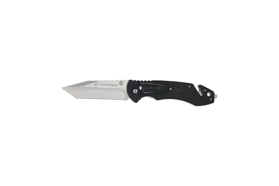 BTI LLC S&W Clip Folder Knife W/ Flashlight